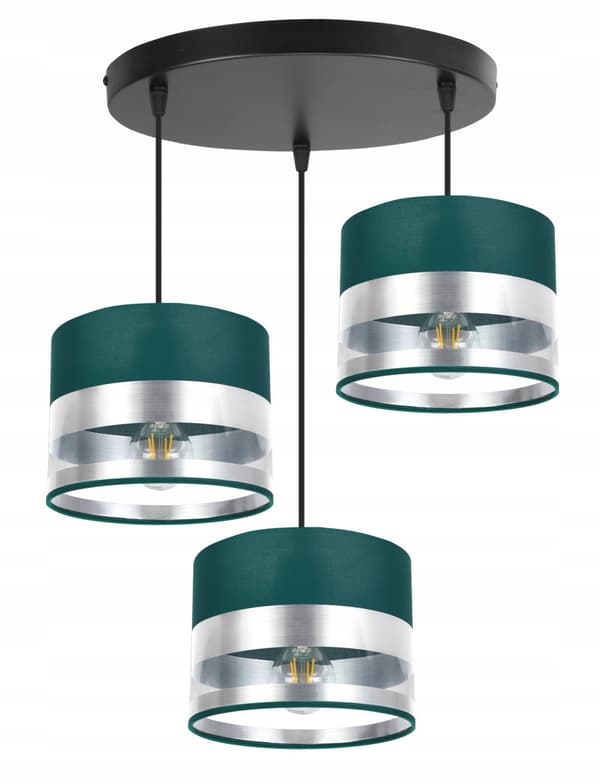 TAK HÄNGLAMPA MODERN KROM LAMPSKÄRM LED