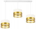Miniatyrbild 8 av 10: TAK HÄNGLAMPA MODERN GULD LAMPSKÄRM LED