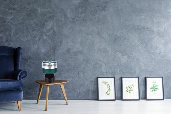 NATTBORDSLAMPA LAMPSKÄRM KROM LED VAL