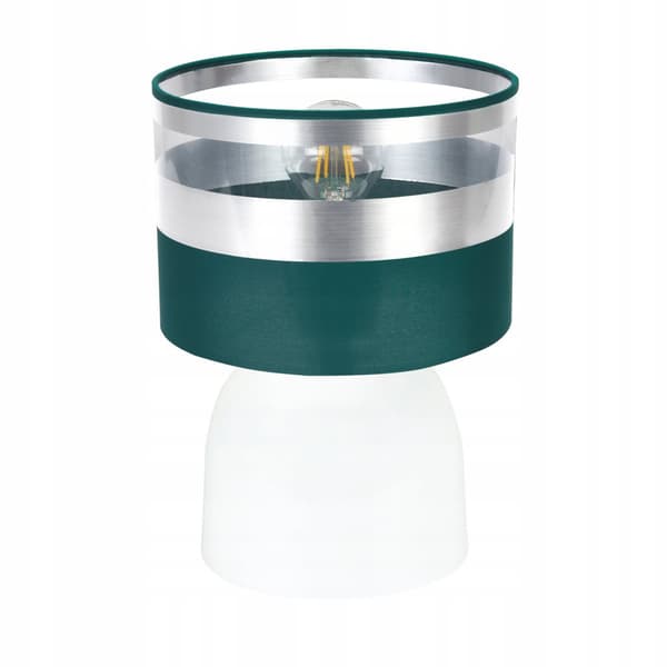 NATTBORDSLAMPA LAMPSKÄRM KROM LED VAL