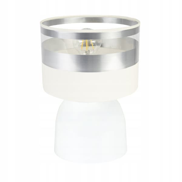 NATTBORDSLAMPA LAMPSKÄRM KROM LED VAL