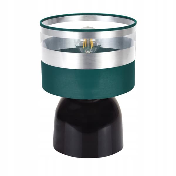 NATTBORDSLAMPA LAMPSKÄRM KROM LED VAL