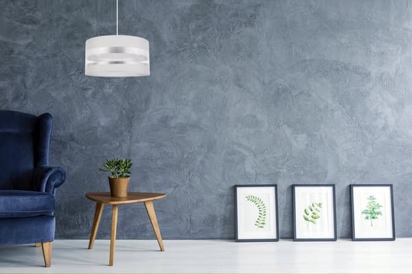TAK HÄNGLAMPA ELEGANT KROM LAMPSKÄRM LED