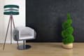 Miniatyrbild 5 av 10: MODERN KROM STATIV GOLVLAMPA LED LAMPSKÄRM