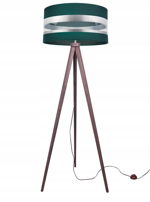 MODERN KROM STATIV GOLVLAMPA LED LAMPSKÄRM