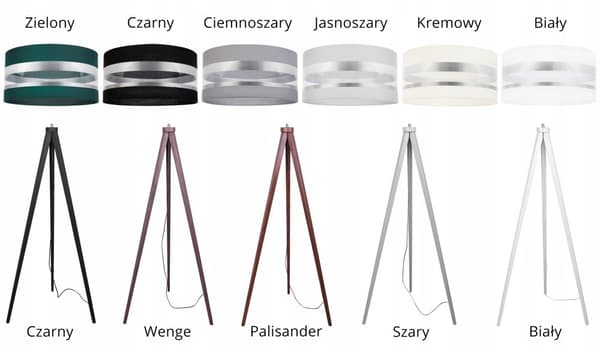 MODERN KROM STATIV GOLVLAMPA LED LAMPSKÄRM