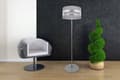 Miniatyrbillede 4 af 10: GULVLAMPE KROM FARVER SKYGGE FLASKE GRØN