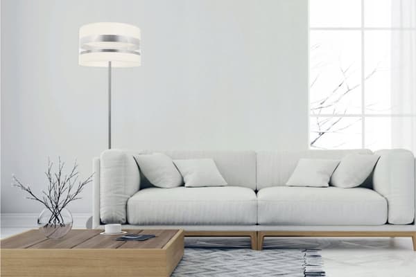 GULVLAMPE KROM FARVER SKYGGE FLASKE GRØN