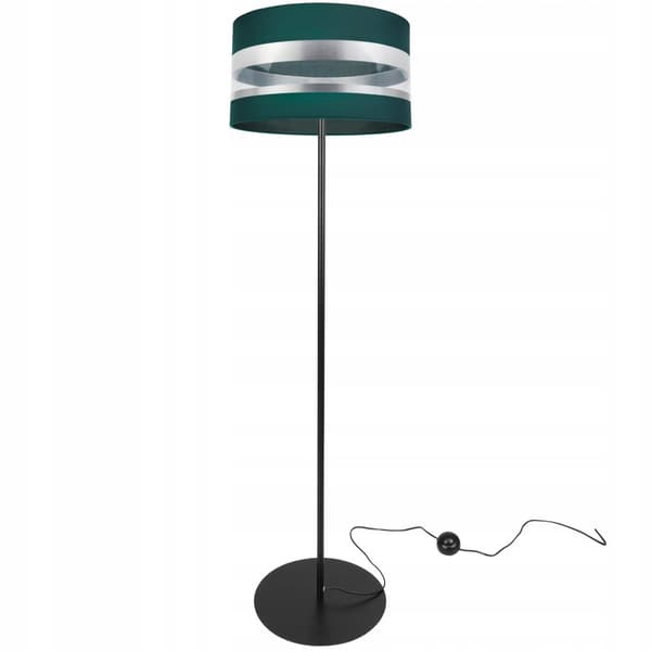GULVLAMPE KROM FARVER SKYGGE FLASKE GRØN