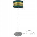 Miniatyrbillede 10 af 10: STULRLAMPE GULD LAMPESKÆRM FARVER FLASKEGRØN