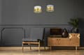 Miniatyrbillede 5 af 10: LOFT HÆNGELAMPE MODERNE GULD LAMPESKÆRM LED