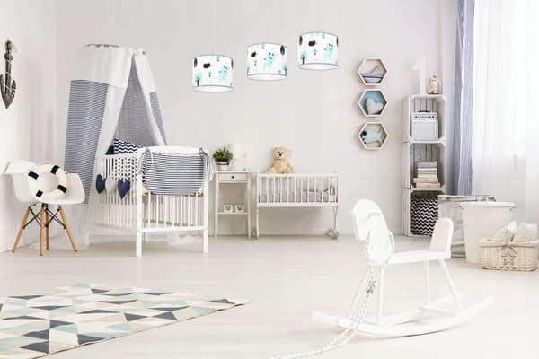 LOFT TAK HÄNGLAMPA BARN LAMPSKÄRM LED