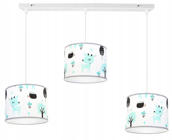 LOFT TAK HÄNGLAMPA BARN LAMPSKÄRM LED