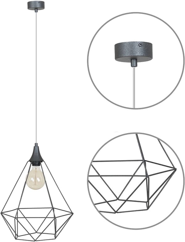HÄNGLAMPA SVART LJUSSTAD LOFT MODERN