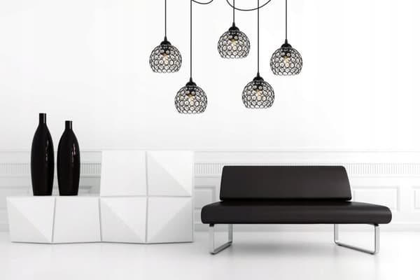 TAKHÄNGLAMPA SPIDER CRYSTAL TAKLAMPA