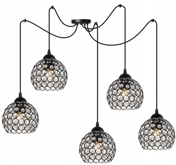 TAKHÄNGLAMPA SPIDER CRYSTAL TAKLAMPA