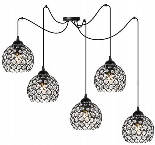 TAKHÄNGLAMPA SPIDER CRYSTAL TAKLAMPA
