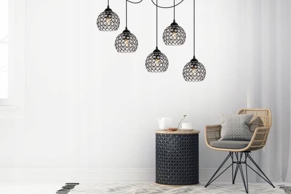 TAKHÄNGLAMPA SPIDER CRYSTAL TAKLAMPA