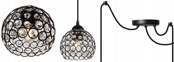 LOFT HÆNGELAMPE SPIDER CRYSTAL LOFTSLAMPE