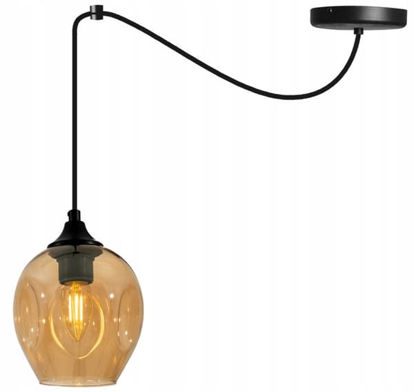 MODERN TAK HÄNGLAMPA SPIDER GLAS