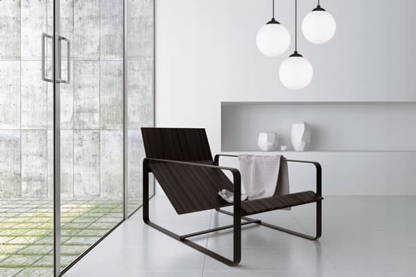 LOFTSLAMPE PLAFON BALL GULD KROM LED