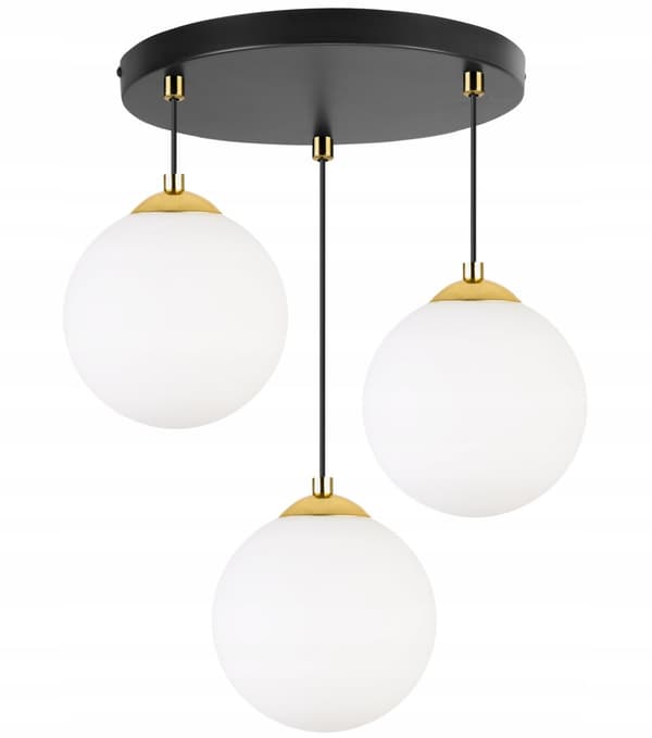 LOFTSLAMPE PLAFON BALL GULD KROM LED
