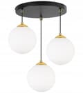 Miniatyrbillede 10 af 10: LOFTSLAMPE PLAFON BALL GULD KROM LED