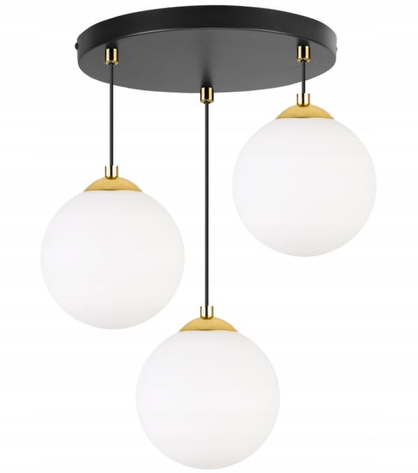 LOFTSLAMPE PLAFON BALL GULD KROM LED