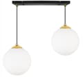 Miniatyrbillede 1 af 10: HÆNGE LOFTSLAMPE LOFTKUGE GULD KROM LED
