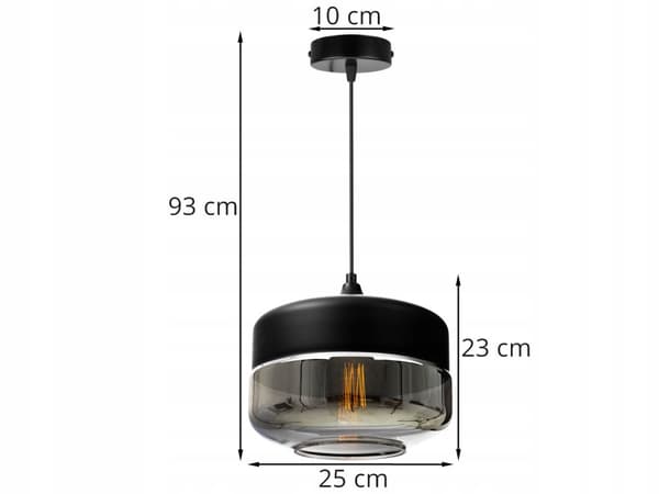 LOFTSLAMPE, GLAS PLAFON, LED SKÆRM