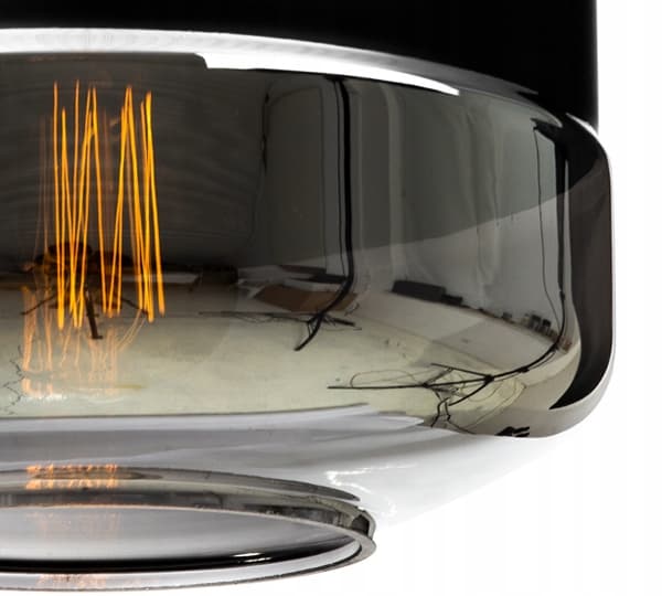 LOFTSLAMPE, GLAS PLAFON, LED SKÆRM