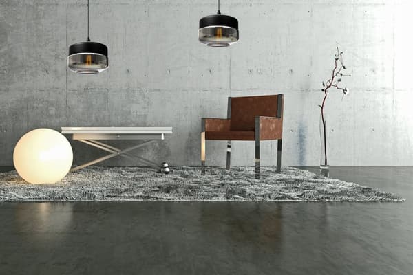 LOFTSLAMPE, GLAS PLAFON, LED SKÆRM