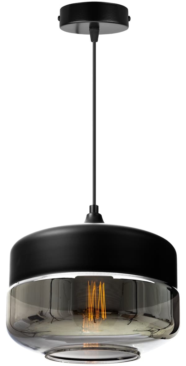 LOFTSLAMPE, GLAS PLAFON, LED SKÆRM
