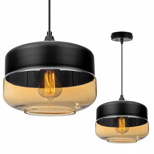 LOFTSLAMPE, GLAS PLAFON, LED SKÆRM