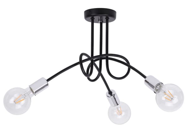 LOFT HÆNGELAMPE EDISON INDUSTRIAL krom LED