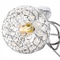 Miniatyrbillede 7 af 10: LOFTSLAMPE HÆNGENDE LYSEKRYSTAL KROM LED