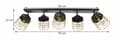 Miniatyrbillede 5 af 9: LOFTSLAMPE LAMPE LAMPE TRÅDLAMPE GULD LED