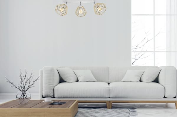 HÆNGELAMPE LOFT LYSKELYSE GYLDNE LED PLAFON