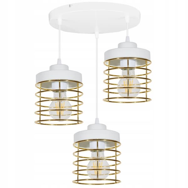 RIIPPUVALAISIN Kattokruunu GOLDEN WIRE LED