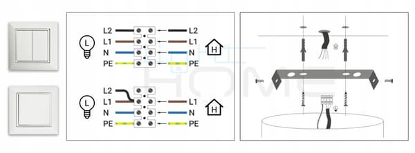 RIIPPUVALAISIN Kattokruunu GOLDEN WIRE LED