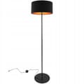 Miniatyrbillede 9 af 10: GULVLAMPE, GULD LAMPESKÆRM, moderne