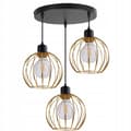 Miniatyrbillede 1 af 9: HÆNGE LOFTSLAMPE LYSKELYSE SKÆRM GULD LOFT