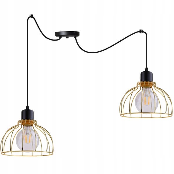 HÄNGANDE TAKLAMPA LJUSKRAKA GOLDEN SPIDER LOFT