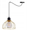 Miniatyrbild 6 av 10: HÄNGANDE TAKLAMPA LJUSKRAKA GOLDEN SPIDER LOFT