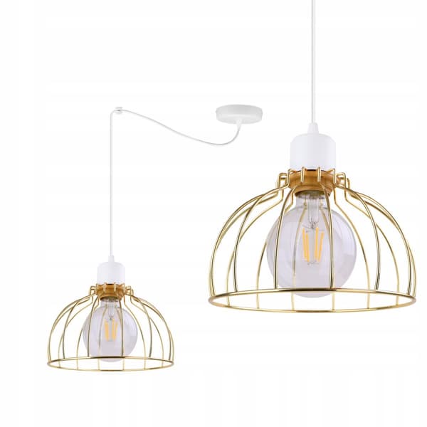 HÄNGANDE TAKLAMPA LJUSKRAKA GOLDEN SPIDER LOFT