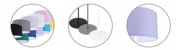 Golvlampa med lampskärm Färgglad Modern LED