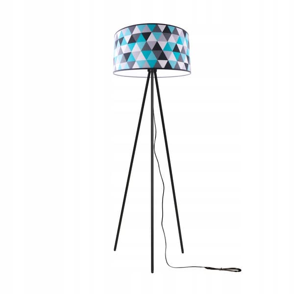 Børnegulvlampe, mønstre, LED lampeskærm