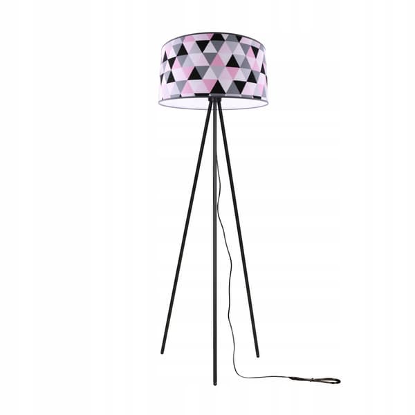 Børnegulvlampe, mønstre, LED lampeskærm