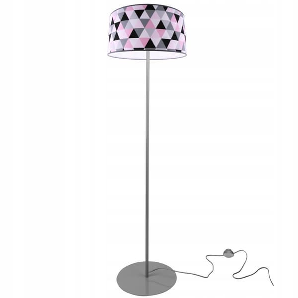 Børnegulvlampe, mønstre, LED lampeskærm