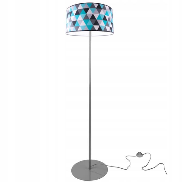 Børnegulvlampe, mønstre, LED lampeskærm